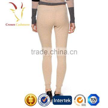 Pure Knitted Cashmere Women Pant Custom Jogger Pants photo-3