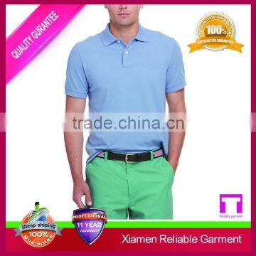 97% cotton, 3% spandex mens America's cup polo shirt factory in china