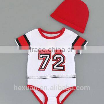 China Clothing Baby Short Sleeve Romper Set photo-3