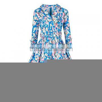 Walson Women's 1950s Vintage 3/4 Sleeve Rockabilly Swing Dress photo-5