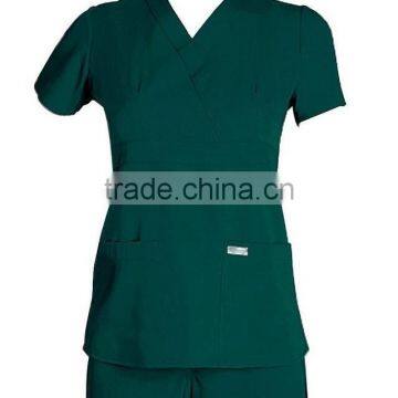 Many Color Available Custom Designer Medical Scrubs Nurse Dress for Women photo-3