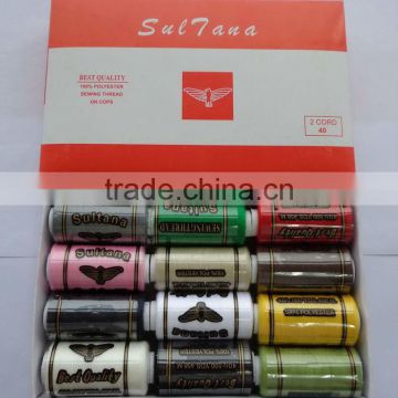 40/2 100% polyester sewing thread