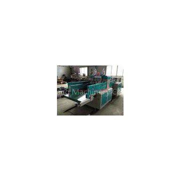 High Efficiency Garbage Bag / T Shirt Bag Making Machine With Convey Belt