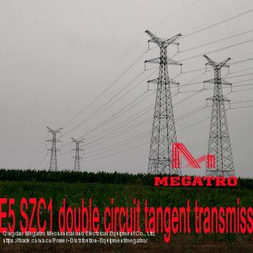 MEGATRO 220KV 2E5 SZC1 Double Circuit Tangent Transmission Tower photo-2