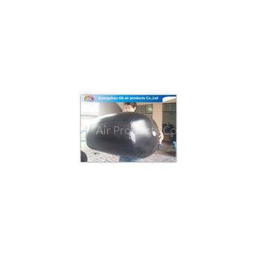 0.9mm PVC Tarpaulin Black Inflatable Advertising Balloons Airtight OEM / ODM