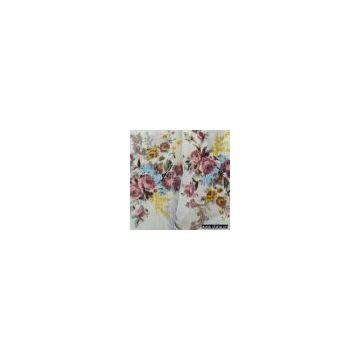 Sell Printed Crepe Chiffon With Spun Gold
