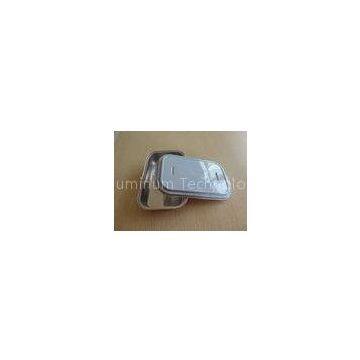 Coated smoothwall foil casserole dishes 0.1mm for airline catering with SGS