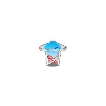 fashion and comfortable digital printing bicycle jerseys brand heat transfer short-sleeved bicycle clothes