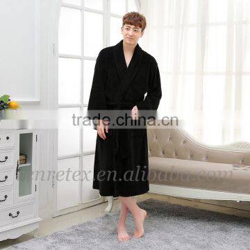 China manufacturer supplier cheap price kiomon bathrobe style mens nightgown