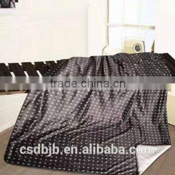 Hot Sell Four Colours Throw Microfiber Fleece Sherpa Blanket photo-2