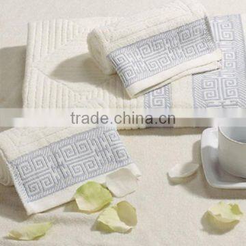 luxury 100% cotton bath towel set