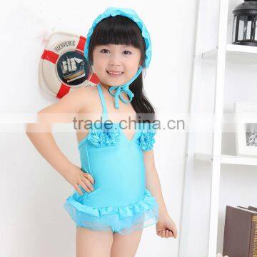 2014 newest sexy lovely Baby blue strawberry Swimsuit