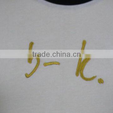 2017 Custom Man Black White Embroidery T-shirts photo-6