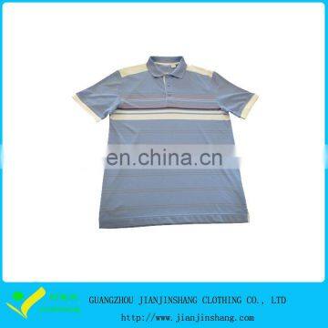 Customized OEM Sublimated Printing Regular Fit Striped Polo Shirts Sale