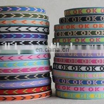 Multi-color Wholesale inelasticity high strength pattern nylon webbing