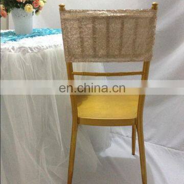 Hot Selling Design Sequin Chair Cover Chair Sashes