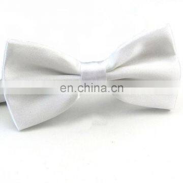 wholesale party white cheap silk bow tie