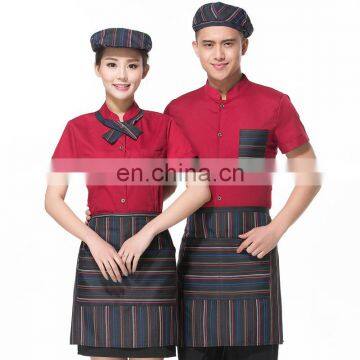 custom fashion hotel staff waiter uniform