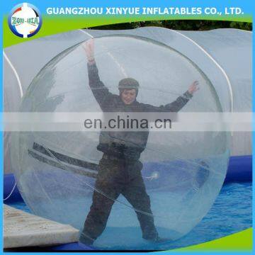 Best seller commercial use inflatable water bubble ball, human hamster water ball, huge inflatable ball