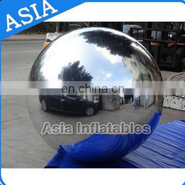 Inflatable mirror balloon for tent decoration