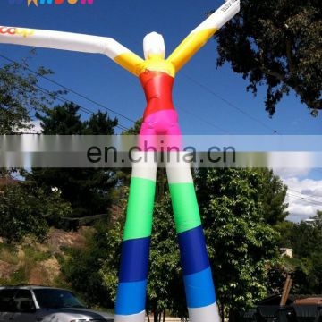 Mini inflatable desktop sky air dancer dancing man