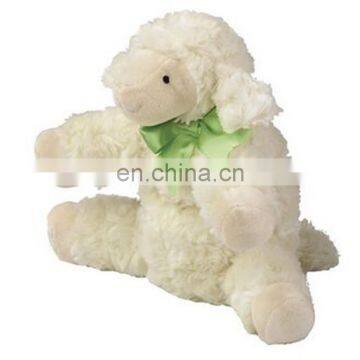 Cartoon sheep plush toy pink and white custom logo Plush Animal Cartoon Stuffed animal Sheep Toys