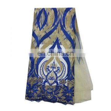 New arrival special design chemical french net lace with stones for women dress M16032414