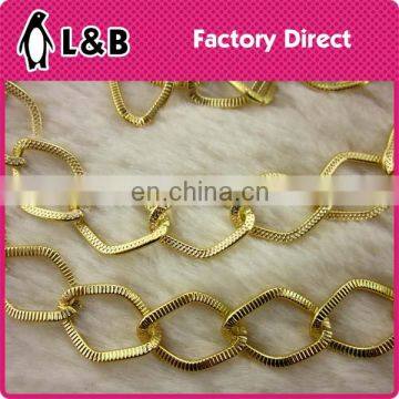 Wholesale Custom Made Design Aluminum Oxidation Long Chain Design Gold photo-5