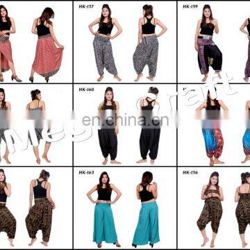 Designer Elastic Waist Clothing Beach Women Trousers pants- Floral Palazzo Pants Style,Wide Leg , Rayon Pants, Boho pants