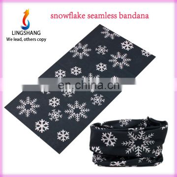 LINGSHANG Promotional bandana for advertising microfiber multifuntional bandana neck tube sport bandana