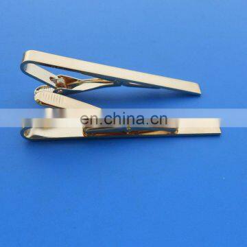 men's sublimation metal tie clip- custom make blank gold tie bars with box