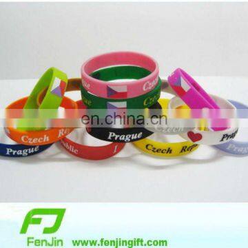 souvenir country flag silicone bracelets