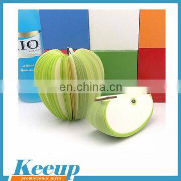 2017 new Apple shape memo pad for promotional gifts