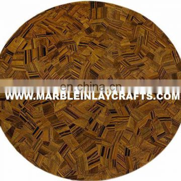 Round Tiger Eye Table Top