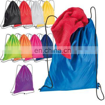 Promotional Custom Large Waterproof Polyester Draw String Bag BAG076