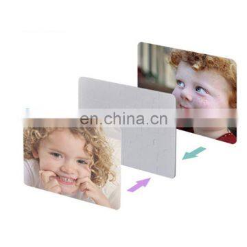 Blank Rectangular Round Sublimation Jigsaw Puzzle photo-5