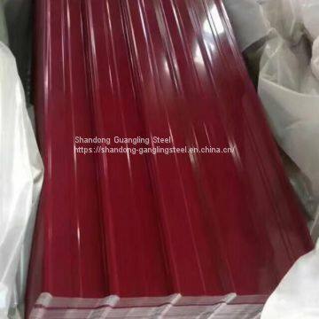 PPGI/PPGL prepainted galvanized/galvalume steel roofing sheet IBR roofing tile