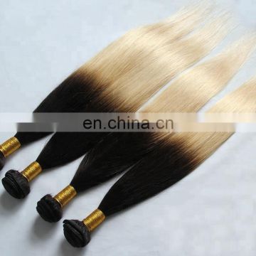 wholesale darling hair brazilian 100% human ombre hair extensions hair coloring