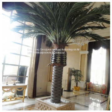 decorative preserved tree artificial green palm tree for wholesale