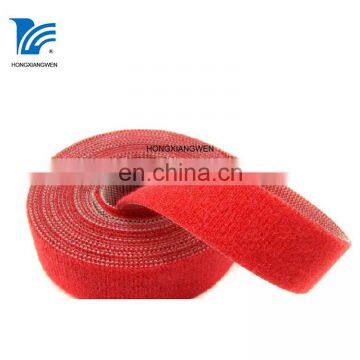 Colored self-locking double side hook&loop cable ties