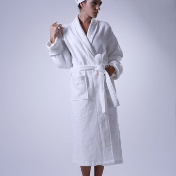 Eliya 100% Cotton Terry Robe Custom Embroidery Hotel Bathrobe for Sale