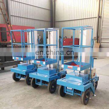 7LSJLI Shandong SevenLift 10 meter hydraulic aluminium electronic man work lift table