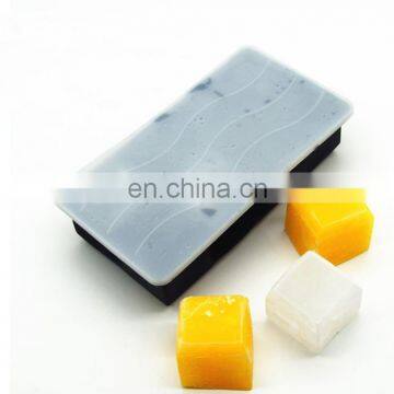 Food grade silicone eight grid ice mold with cover