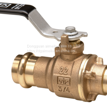 Full Bore Chrome-plate Ball Brass Ball Valve 5028 PN16 Threaded M / F