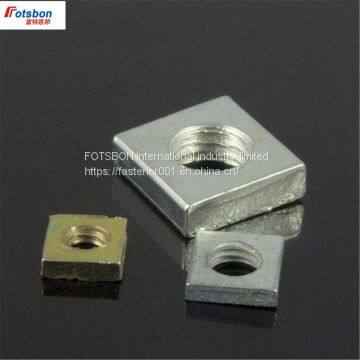 M3/M4/M5/M6 Square Thin Nuts Screw Nut Carbon Steel Color Zinc Metric Thread Suit For Screw Bolts DIN562 photo-4