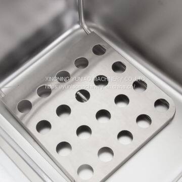 2 Tanks 2 Baskets Electric Fryer Commercial Electric Oil Outlet Deep Fryer 6L Oil Basin Fryer Electric WT/8613824555378 photo-3