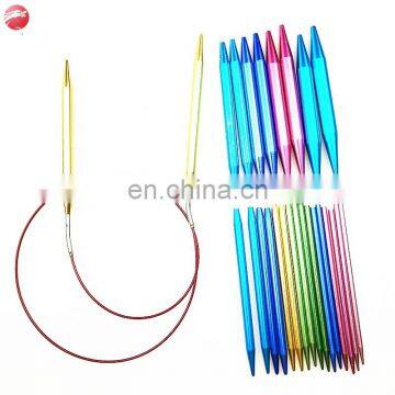 43cm circular stainless steel knitting needle