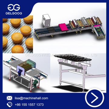 Automatic Equipment Making Production Line Cupcake Making Machine