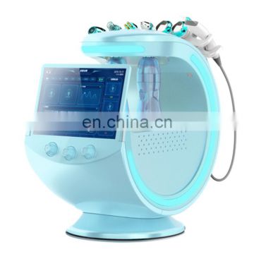 Intelligent Ice Blue Advanced Skin Analyzer RF Head With Mobile App Connection Facial Machine for skin management