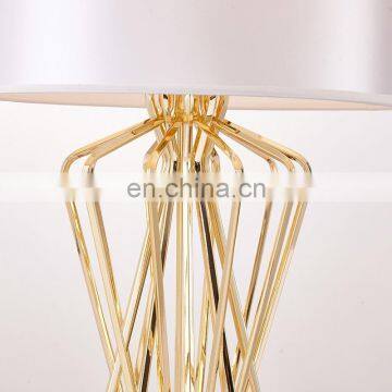 Популярный скандинавский тканевый шторный настольный светильник Guangdong с патроном E27 для спальни на базе светодиодов photo-6